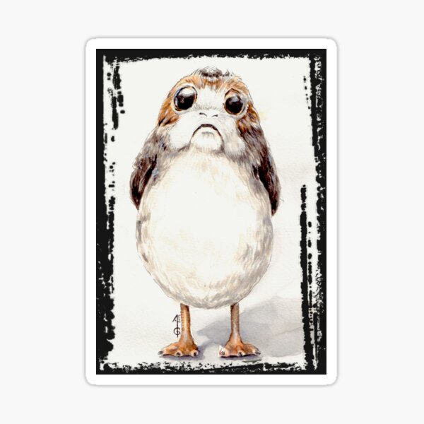 Cutie weird space bird Sticker