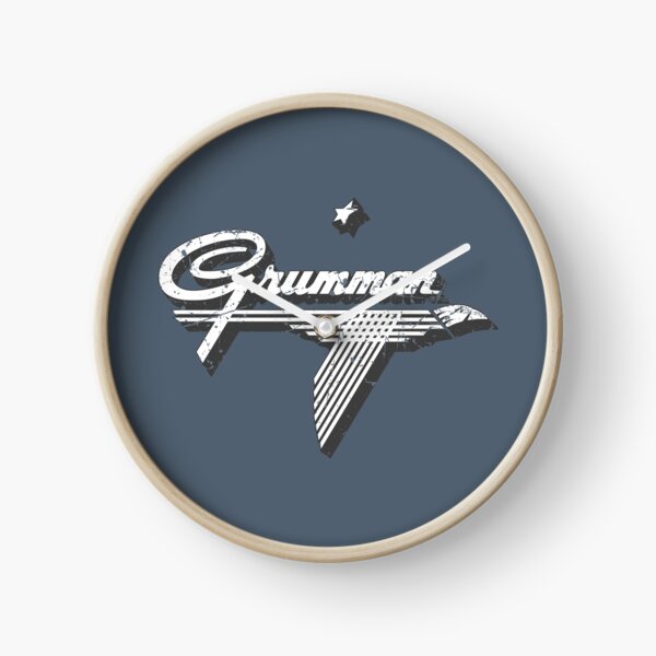 Grumman American Aircraft Corporation Vintage Logo Clock