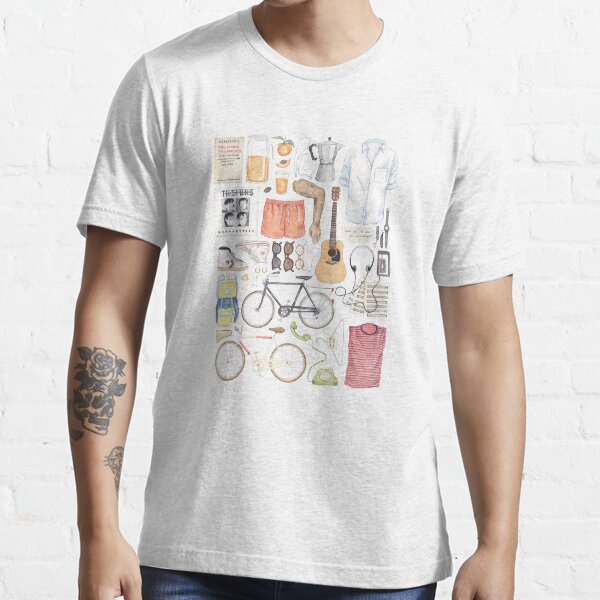 Appelez-moi par votre nom Minimal Illustration Peinture T-shirt essentiel