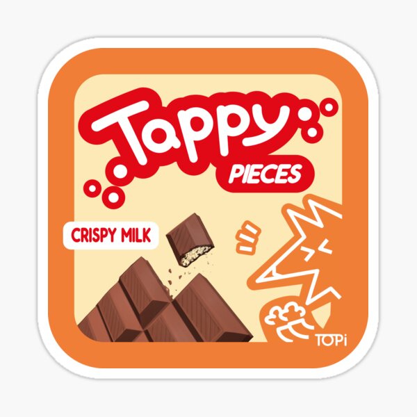 Tappy Pieces Sticker