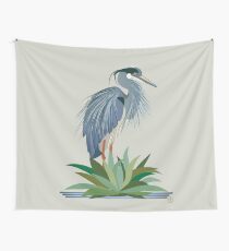 Bue Heron Wall Tapestry