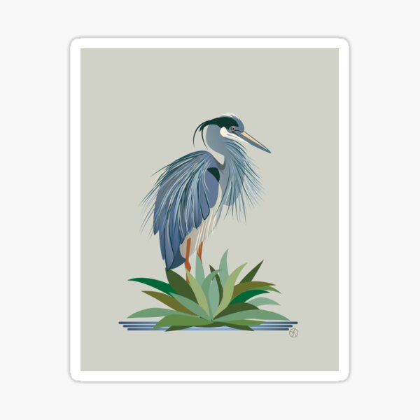 Item preview, Blue Heron designed and sold by Carswell King Design.