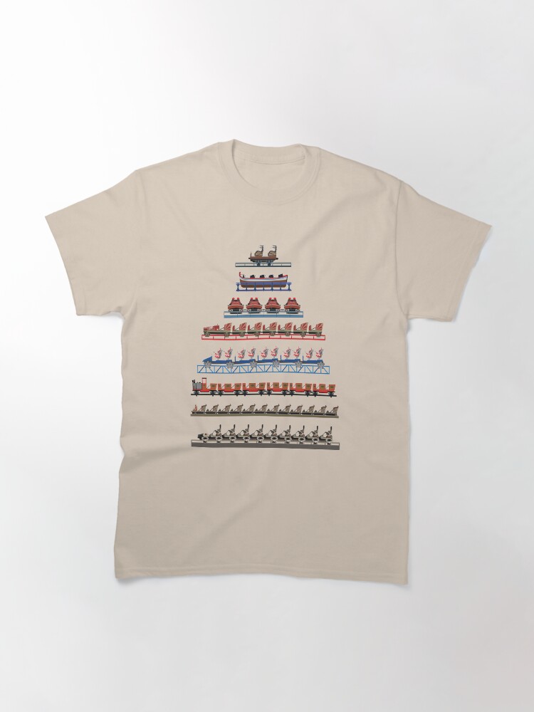 Alternate view of Europa Park Coaster Trains Design Classic T-Shirt