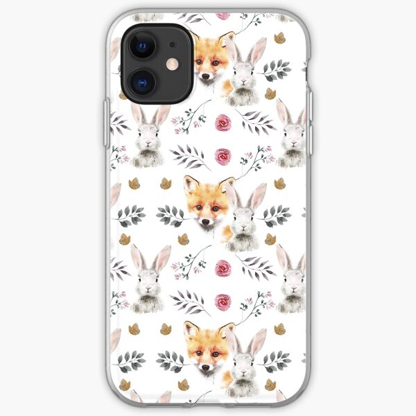 Bunny and Fox iPhone Soft Case