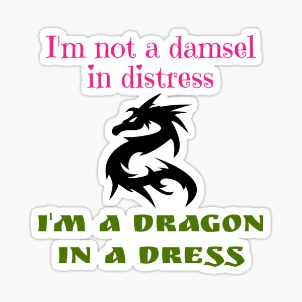 Item preview, Dragon in a Dress designed and sold by kclarkson.