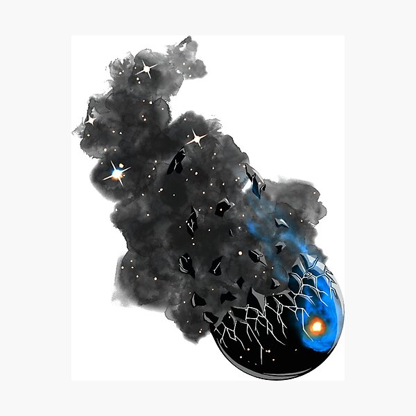 Space Within Glass Photographic Print