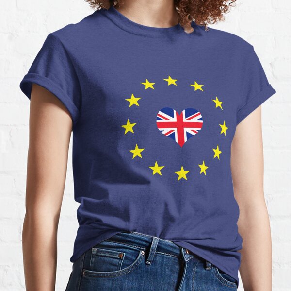 Europa 11 Sterne Brexit Damen Hoodie und Kapuzenpullover für Frauen Statement Shirts