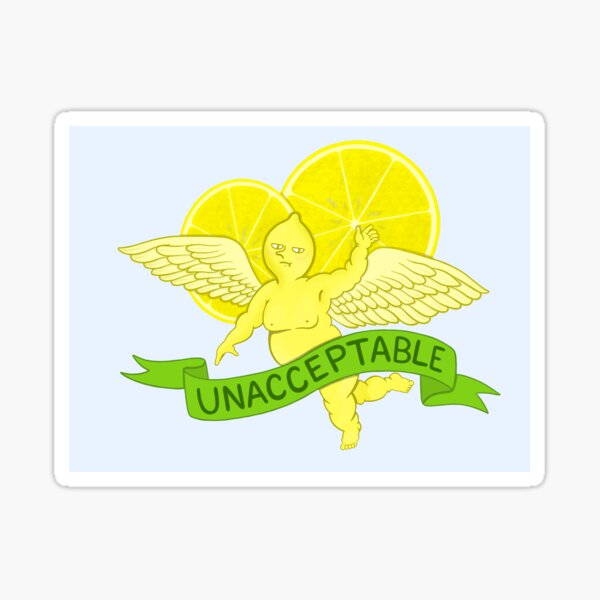 Vista previa del artículo con la obra «Querubín Lemongrab», diseñado y vendido por madaisierra.