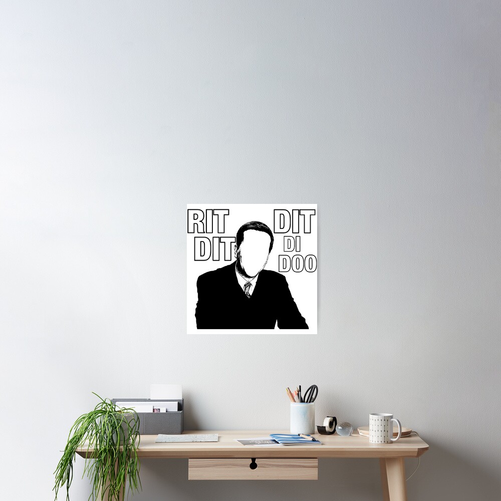 Andy Bernard Quotes Rit Dit Dit Di Doo "The Office - Andy Bernard - Rit Dit Dit Di Doo" Poster for Sale by