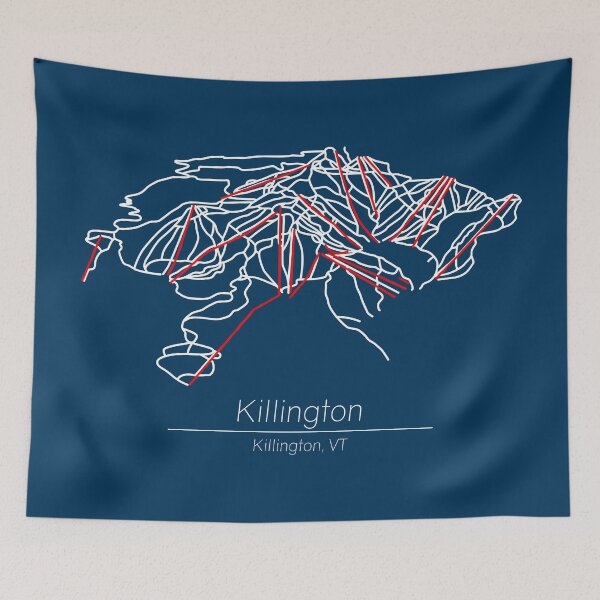 Item preview, Killington Ski Map designed and sold by ChasingGnarnia.