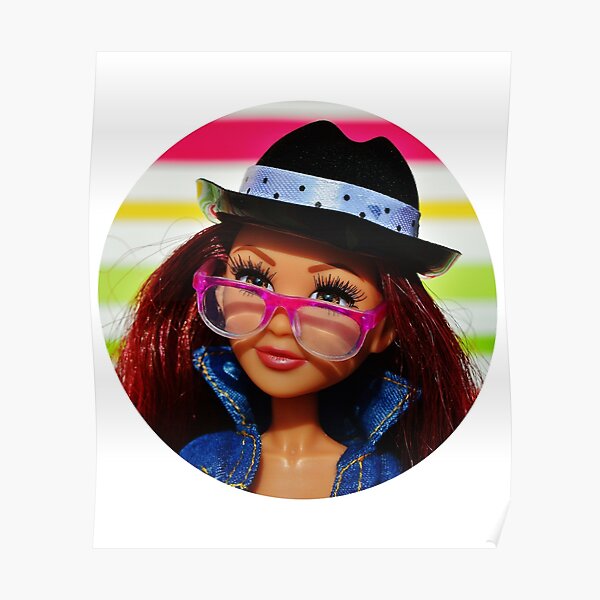 Barbie Doll in Glasses Poster