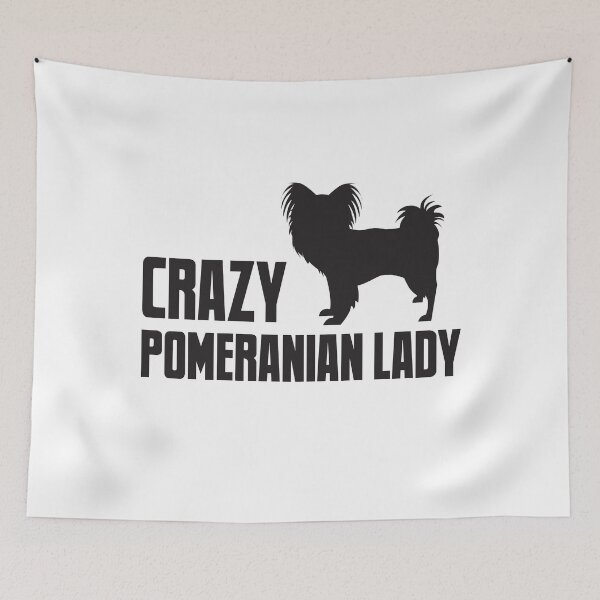 Item preview, Crazy Pomeranian lady designed and sold by jazzydevil.