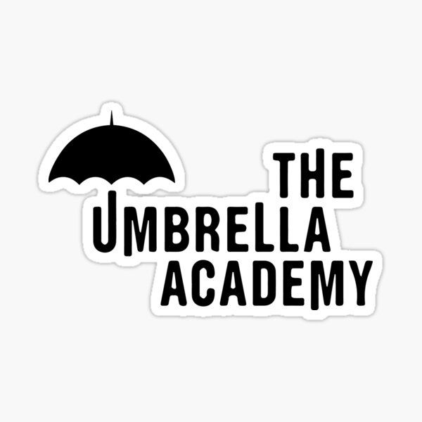 Umbrella Academy Logo Sticker for Sale by dewdrop-designs