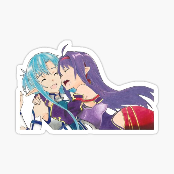 Asuna and Yuuki Sticker