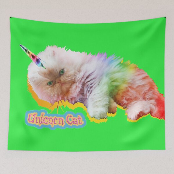 Item preview, Unicorn Persian Cat (Photo and design by ACCI)  designed and sold by VanyssaGraphics.