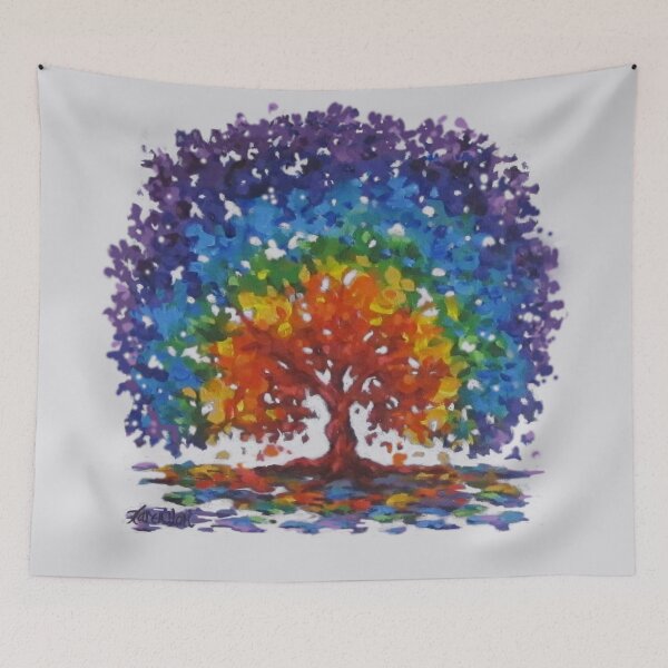 Item preview, Rainbow Tree Alone designed and sold by Karen Ilari.