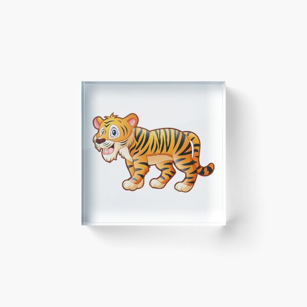 Item preview, Cute Cartoon Tiger Smiling designed and sold by animejones.