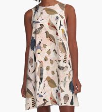 Sonoran Vögel A-Linien Kleid