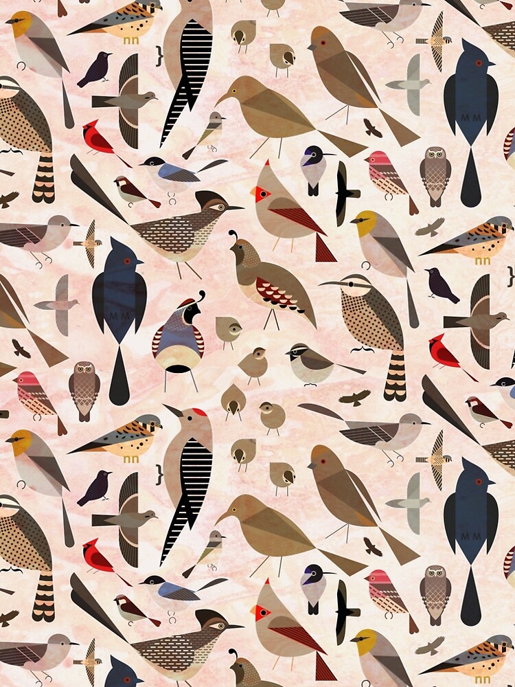 Thumbnail 4 of 4, A-Line Dress, Sonoran Birds designed and sold by scottpartridge.