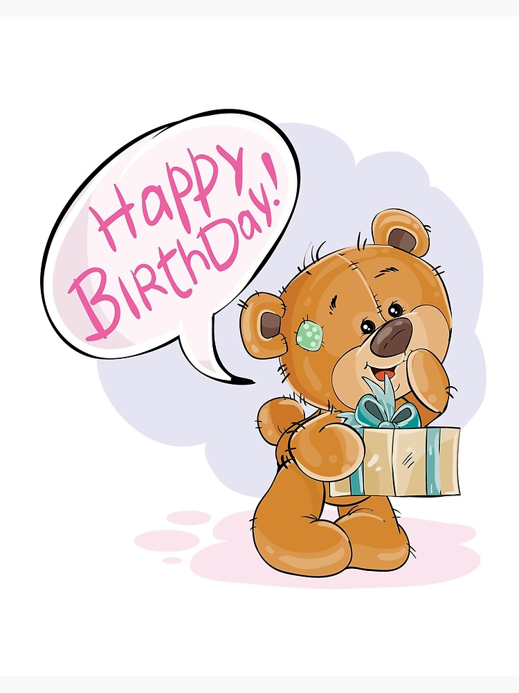 Care Bear Birthday Poster, Care Bear Birthday Board Printed and Mounted on  Art-board 