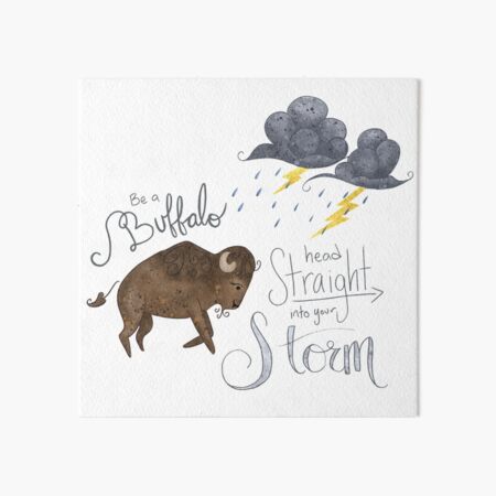 Item preview, Be a Buffalo designed and sold by Falon Caruthers.