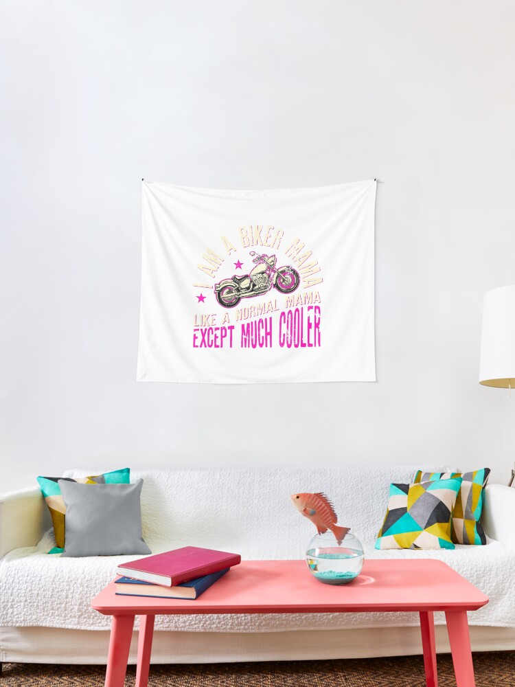 Fahrradliebhaber Dieses Original Cool Women S Print Design Ist Das Perfekte Geschenk Fur Frauen Und Mutter Die Vintage Motorradprodukte Lieben Wandbehang Von Suvil Redbubble