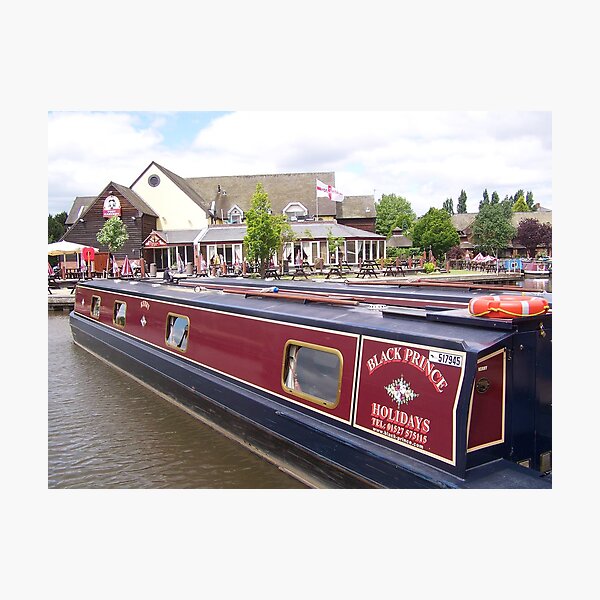 Item preview, Narrow boats moored at Etruria Marina Stoke on Trent designed and sold by shawn50.