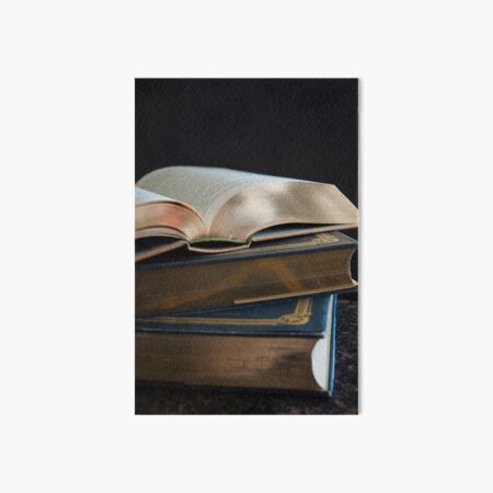 Golden Pages Art Board Print