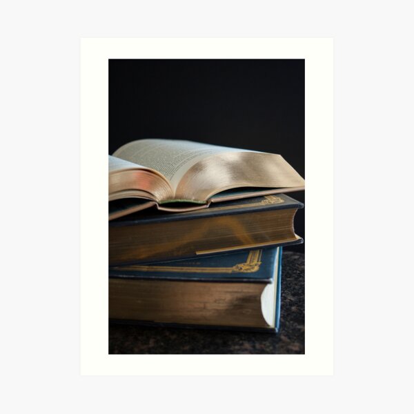 Golden Pages Art Print