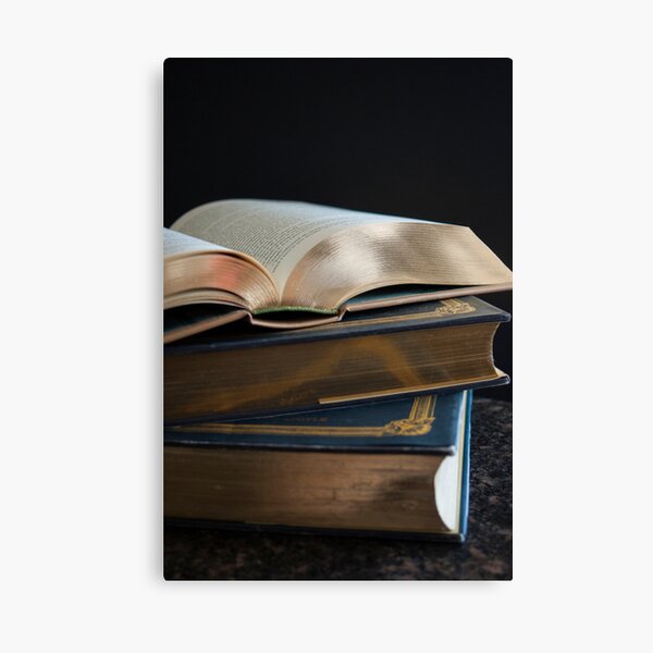 Golden Pages Canvas Print