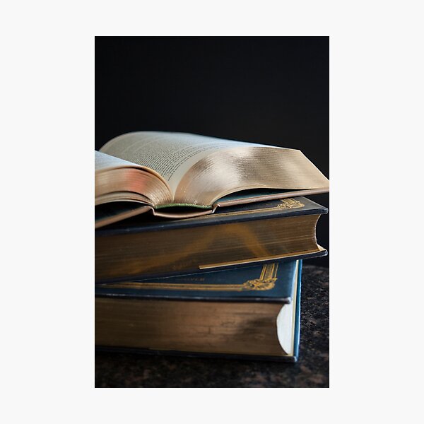 Golden Pages Photographic Print