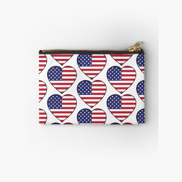 Item preview, I Love USA - Most designs can be personalized with your name and RBG color code (background & heart only - not flag). designed and sold by Chele Martines.