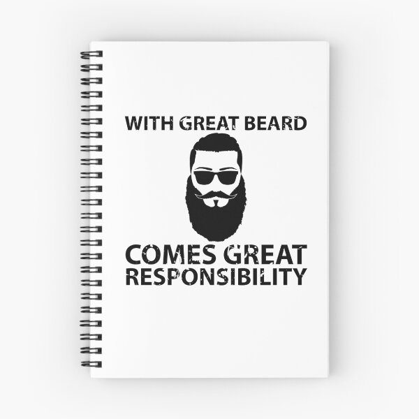 Item preview, With Great Beard Comes Great Responsibility designed and sold by mintytees.