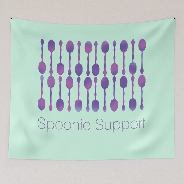 Item preview, Spoonie Support! (Purple) designed and sold by KelseyLovelle.