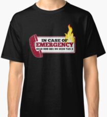 It Crowd Inspired - New Emergency Number - 0118 999 881 99 9119 725 3 - Moss and the Fire Classic T-Shirt