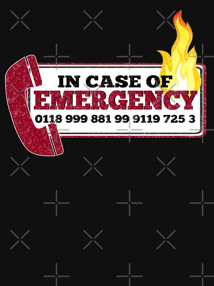 It Crowd Inspired - New Emergency Number - 0118 999 881 99 9119 725 3 - Moss and the Fire by traciv