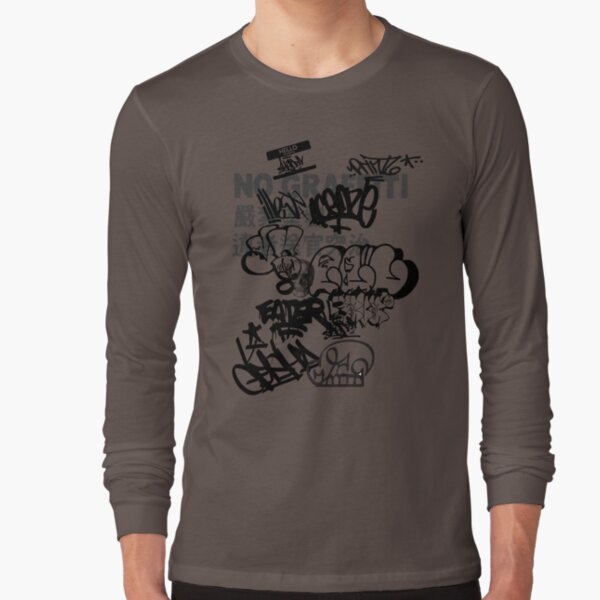 No Graffiti Long Sleeve T-Shirt
