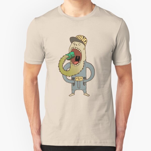 Put your money where your mouth is! Slim Fit T-Shirt