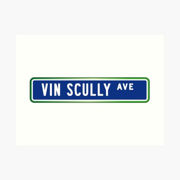 Los Angeles Dodgers Street Sign Art Print