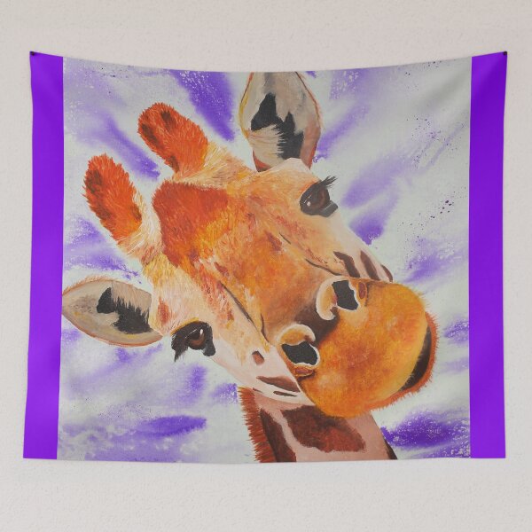 Item preview, Giraffe-Purple designed and sold by Austin Fabinski Art.