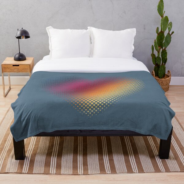 Item preview, Linear Gradient on Halftone Heart (Bluestone) designed and sold by John Raymond Barker.