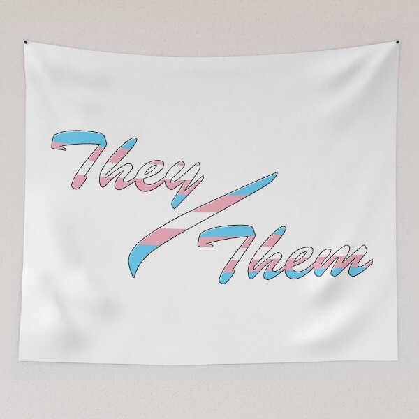 Item preview, My Pronouns: They/Them designed and sold by Sun Dog Montana.