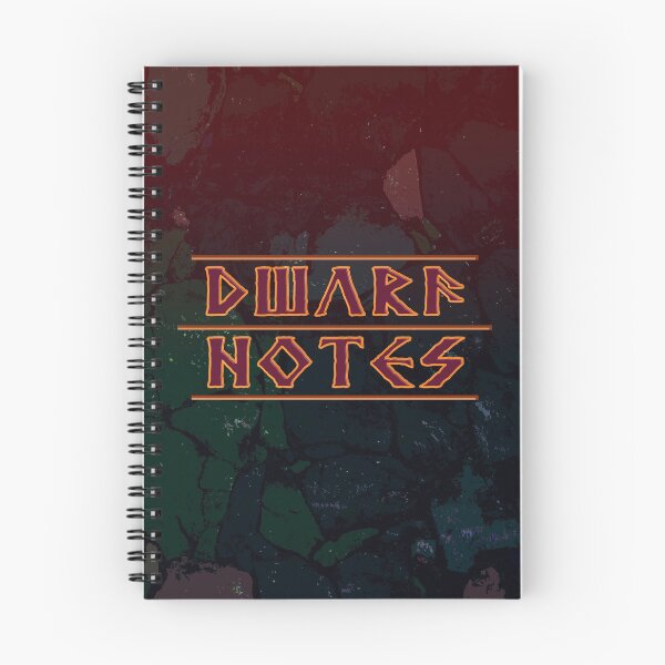 Item preview, Dwarf D&D Notebook designed and sold by Oscar Dove.