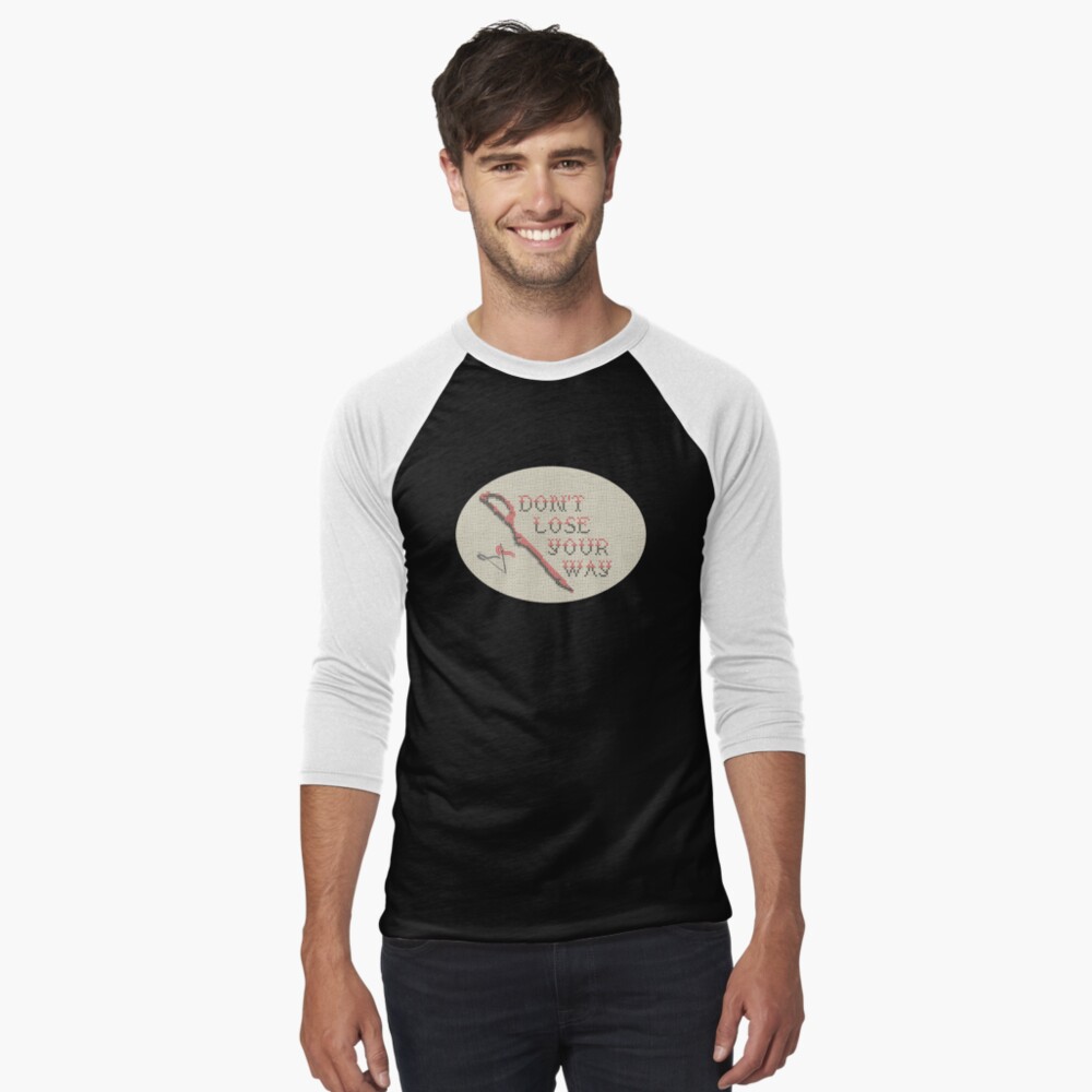 Item preview, Baseball ¾ Sleeve T-Shirt designed and sold by merimeaux.