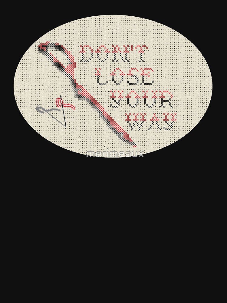 Thumbnail 7 of 7, Essential T-Shirt, Stitch la Kill - Don't Lose Your Way designed and sold by merimeaux.