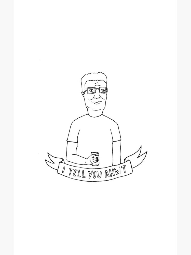 i tell you ahwt | mountain goats king of the hill TMG x KOTH illustration by craftordiy
