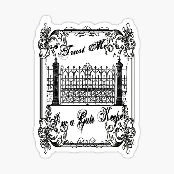 Vertrauen Sie mir, ich bin ein Torwächter Sticker
