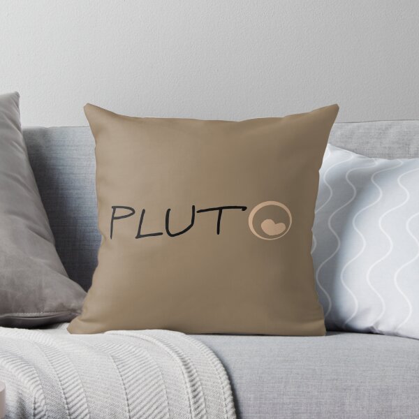 <3 Pluto Throw Pillow