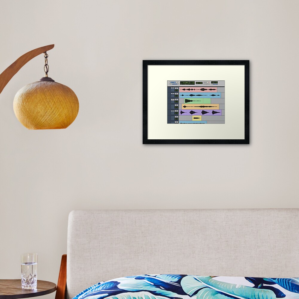 Item preview, Framed Art Print designed and sold by blueversion.