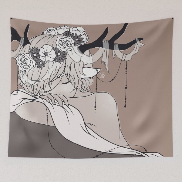 Item preview, Sleepy Forest Spirit designed and sold by heysoleilart.